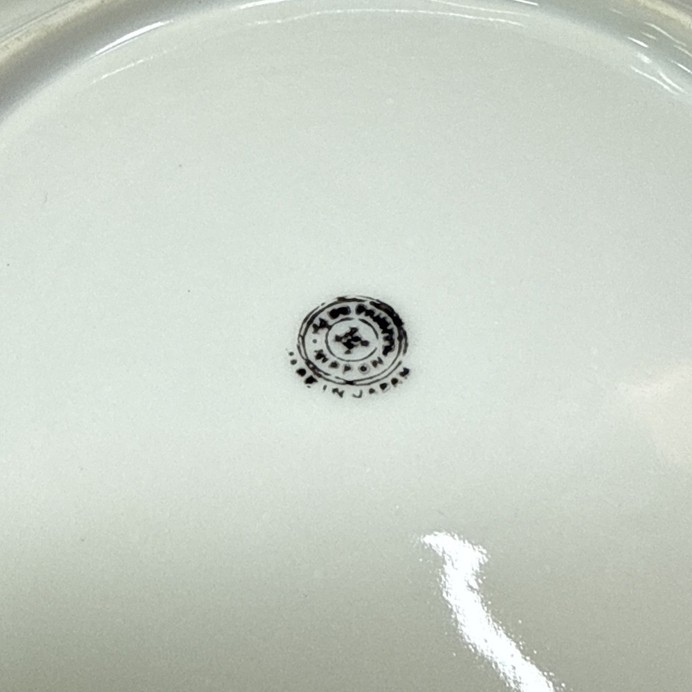 VTG Moriage Raised Dragonware Set Of 6 Salad Plates Hand Painted Japan 7 3/8"‎ D - Picture 8 of 8